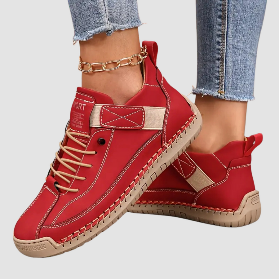 Sneakersy Skórzane Ortopedyczne Damskie | Wsparcie na Każdy Dzień
