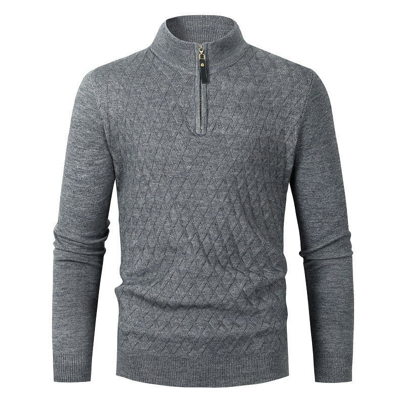Sweter Męski | Luźna Linia Kroju, Długie Rękawy i Model Typu Pullover
