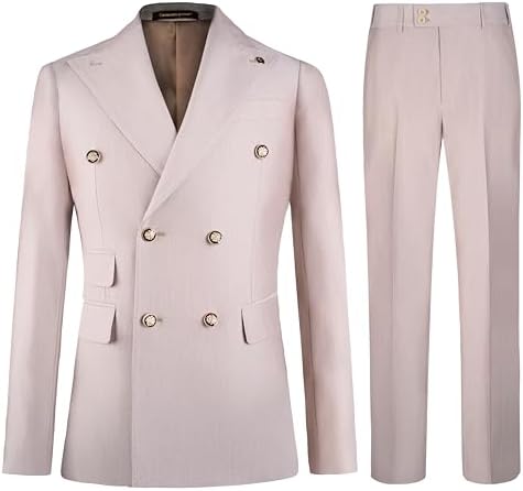 Garnitur męski dwurzędowy slim fit formalny dwuczęściowy | Ślub, biuro, wieczór