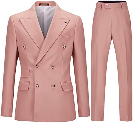 Garnitur męski dwurzędowy slim fit formalny dwuczęściowy | Ślub, biuro, wieczór