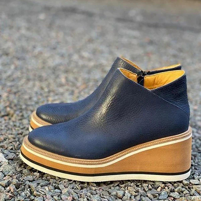 Botki damskie lekkie na jesień w kolorach beżu, czerni, khaki i granatu