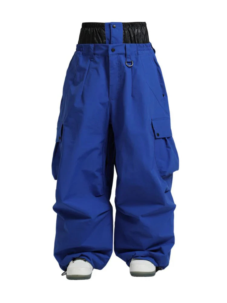 Spodnie snowboardowe cargo luźne męskie | Sporty zimowe i aktywność outdoor