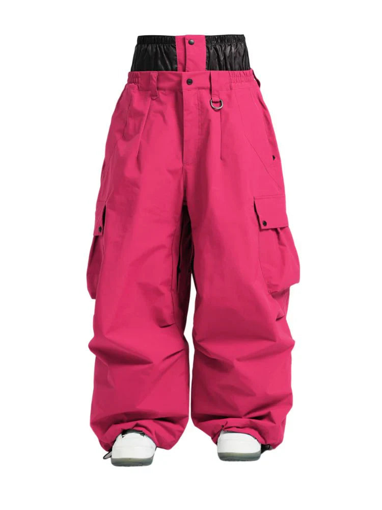 Spodnie snowboardowe cargo luźne męskie | Sporty zimowe i aktywność outdoor
