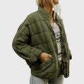 Kurtka pikowana lekka damska o dopasowanym kroju | do noszenia na co dzień