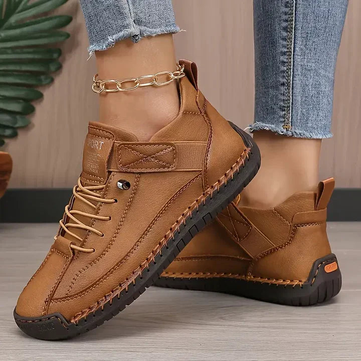 Sneakersy Skórzane Ortopedyczne Damskie | Wsparcie na Każdy Dzień