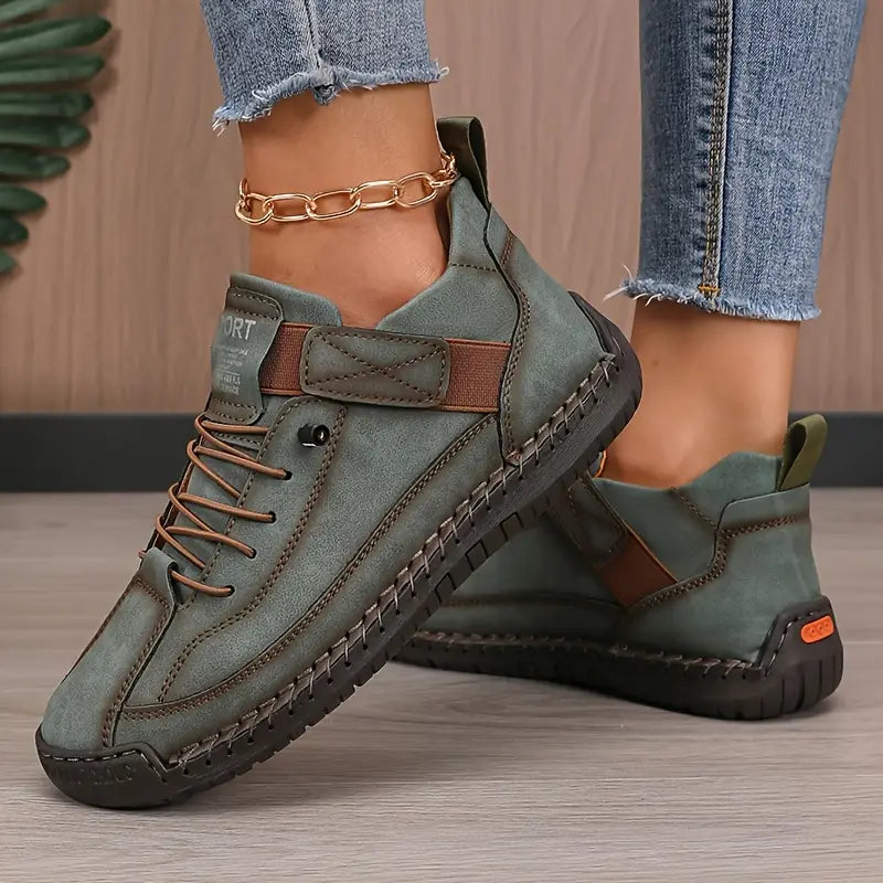 Sneakersy Skórzane Ortopedyczne Damskie | Wsparcie na Każdy Dzień