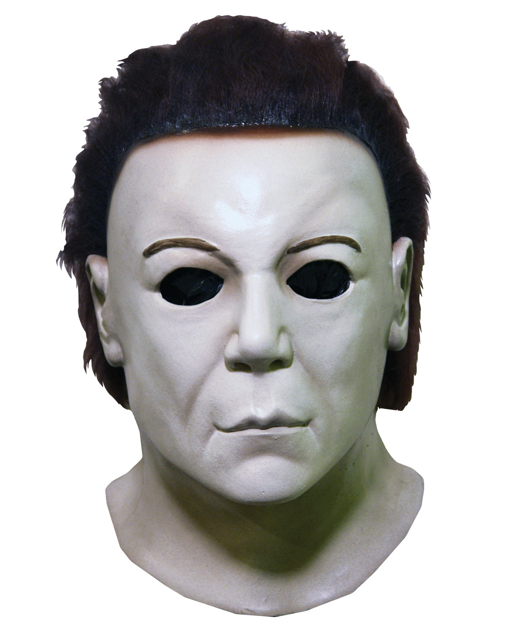 Maska Horrorowa Lateksowa Biało-Czarna na Całą Głowę Męska | Halloween