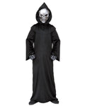 Czarny Kostium Kosiarza Śmierci z Maską Czaszki dla Dzieci na Halloween